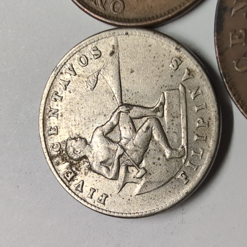 Philippines 1944 5 Centavo 1963 One Centavo 1944 One Centavo Coins Vintage - Picture 2 of 7